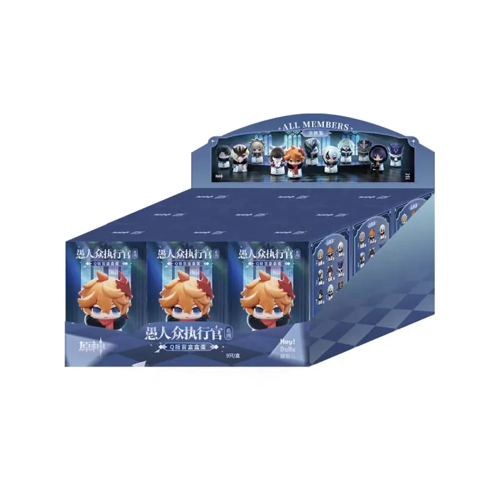 Genshin Impact Mini Figures Fatui Harbingers Chibi Design 7 cm Blind Box