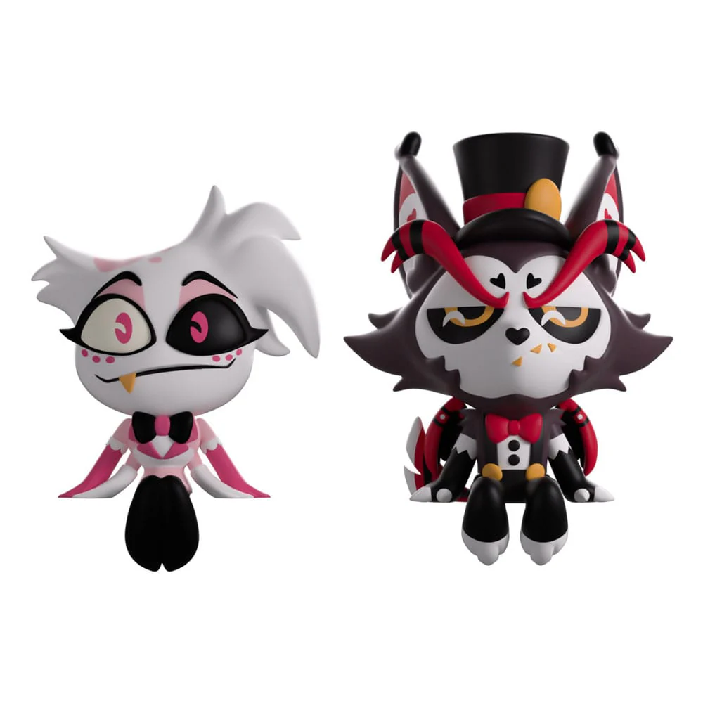 Hazbin Hotel Vinyl Figures Angel Dust & Husk Monitor Buddiez