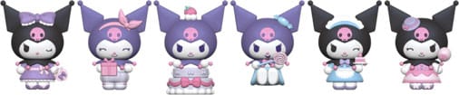 Sanrio Kuromi Party Series Mini Figures Kuromi 5 cm Blind Box Display (12)